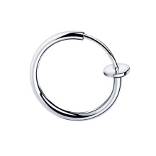 roestvrijstalen oorclip oorgat unisex oorbellen 2x10 mm