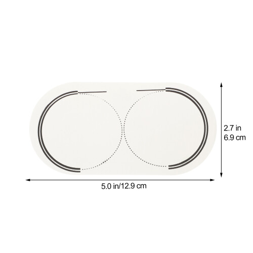 drum patch dubbele step vervanging drum pad sticker voor percussie 1