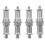4 RVS 1/4 3/8 Adapterbout Standaard Camera-adapter 1