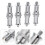 4 RVS 1/4 3/8 Adapterbout Standaard Camera-adapter 3
