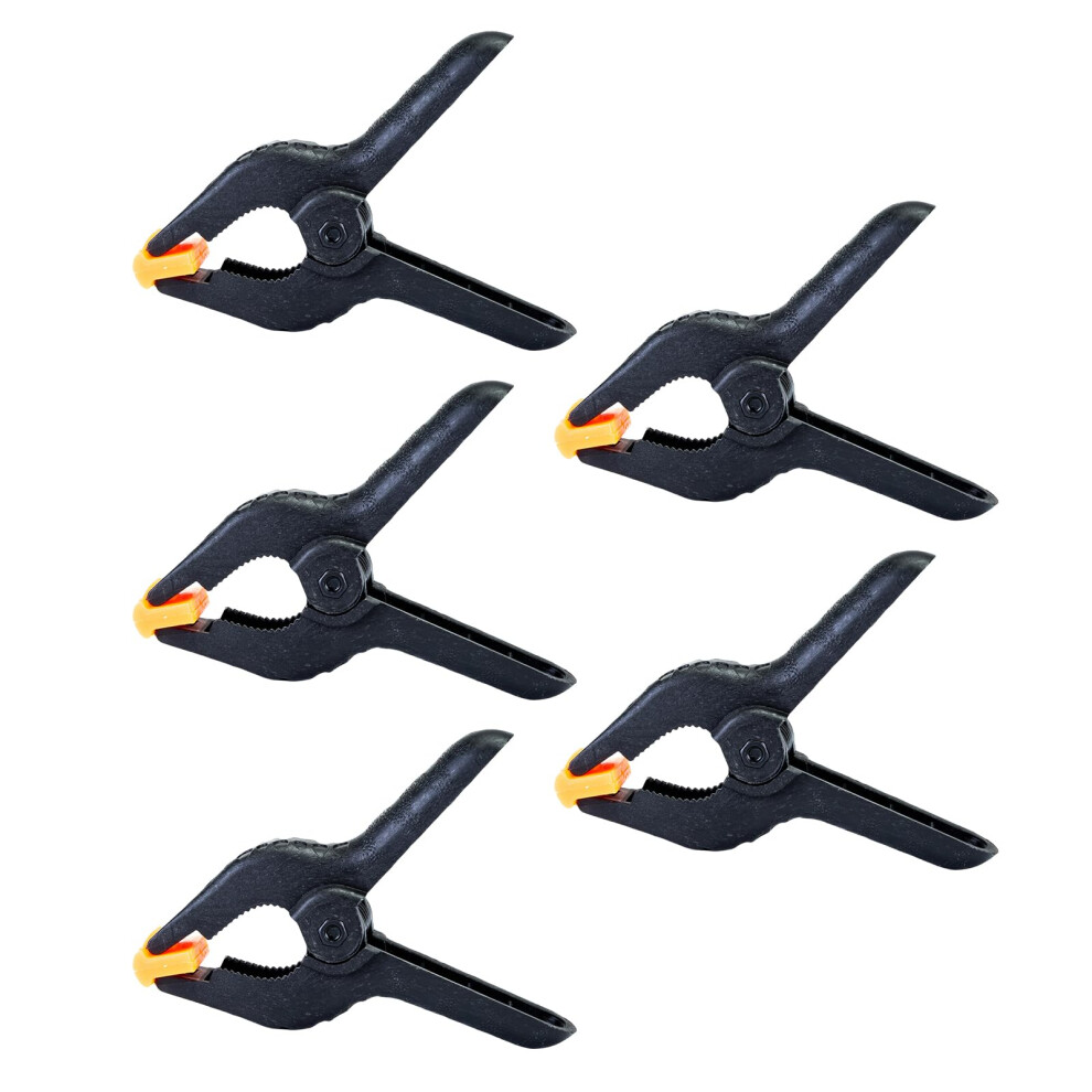 Nylon Clamps Pack Of 5 For Photography Backdrops And Spring-Loaded Design With Secure Hold And Easy Adjustment 9393856995677