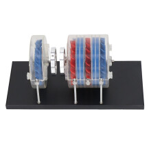 Modello di turbina a vapore sperimentale multistadio Modello dimostrativo di turbina a vapore sperimentale