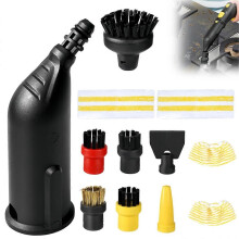 Accessori per pulitori a vapore, spazzola rotonda compatibile con accessori per pulitori a vapore SC1