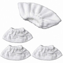 Confezione da 4 coperture in microfibra per ugelli per pulitori a vapore portatili