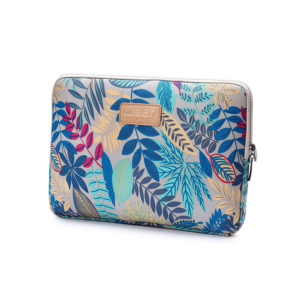 11.6 Inch Laptop Bag Waterproof Neoprene Sleeve For Acer Asus Dell Lenovo Hp Samsung Gray Leaves Blue 9393856995936