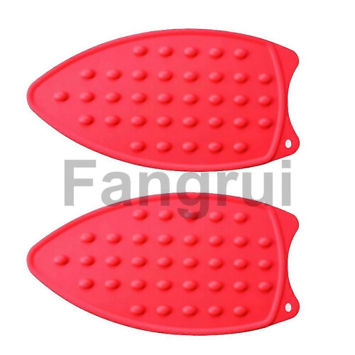 Per mini cuscinetto riscaldante in silicone per ferro da stiro portatile rosso 1