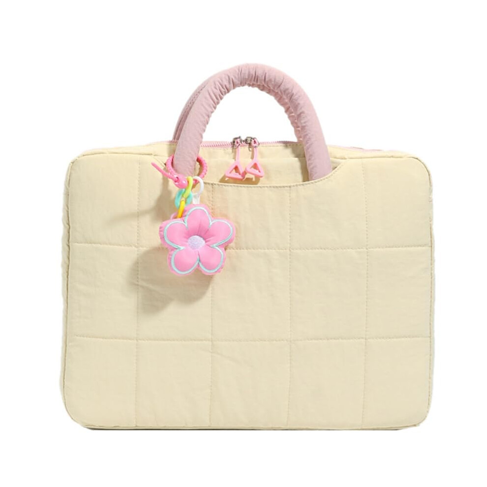 15.6 Inch Laptop Sleeve Case Lightweight Puffy Notebook Bag For Lenovo Ideapad/Thinkpad Dell Xps 15 Hp Pavilion 15 Yellow 9393856996032