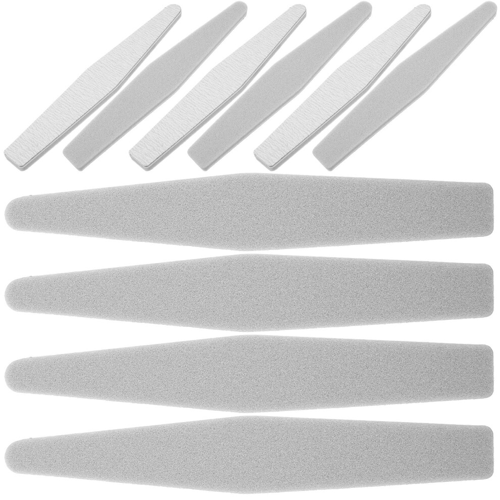 Inoomp 10Pcs Manicure Files And Nail Sanding Strips For Polishing