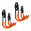 4Pcs Orange Garage Hooks Heavy Duty Wall Mount Hooks for Tools 8