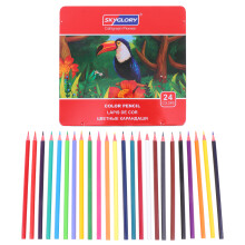 1Pc Assorted Color Wooden Sketch Pencils Kit Durable Drawing Art Set