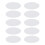 10St Cosmetische Mengpaletten Wit, Silicone Manicure Tool 1