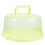Handheld Cake Holder Portable Round Cupcake Carrier With Locking Lid 3