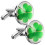 2pcs clover cufflinks for men, shirt accessories 9