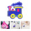 10Pz Patch Cucito Tessuto Cartoon Multicolor Per Progetti DIY 3