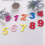 100pcs wooden numbers craft chips for scrapbooking patchwork 11
