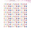 100pcs wooden numbers craft chips for scrapbooking patchwork 5