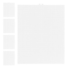 5 stuks plastic canvas zeefdruk gaasdoek voor DIY haaktas borduren