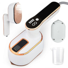 Ferro da stiro a vapore per vestiti, mini ferro da stiro a vapore portatile con LED, ferro da stiro