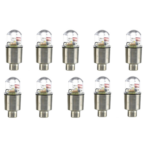 10Pièces De Roue Argentés LED Pour Avec Batterie Inclus 2