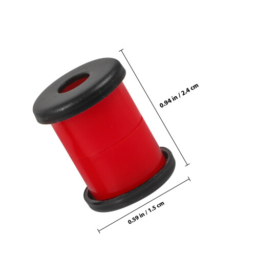 1Set Red PU Skateboard Shockproof Pads Truck Bushings Replacement 1