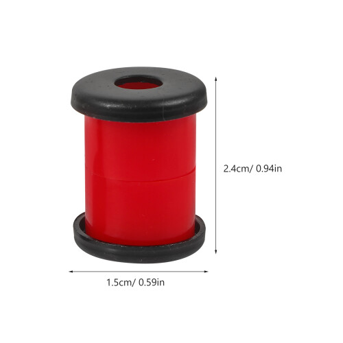 1Set Red PU Skateboard Shockproof Pads Truck Bushings Replacement 2