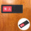 Panneau De Signalisation Vacant En Acrylique Noir Pour Bureau 4