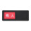 Panneau De Signalisation Vacant En Acrylique Noir Pour Bureau 1
