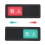 Panneau De Signalisation Vacant En Acrylique Noir Pour Bureau 8