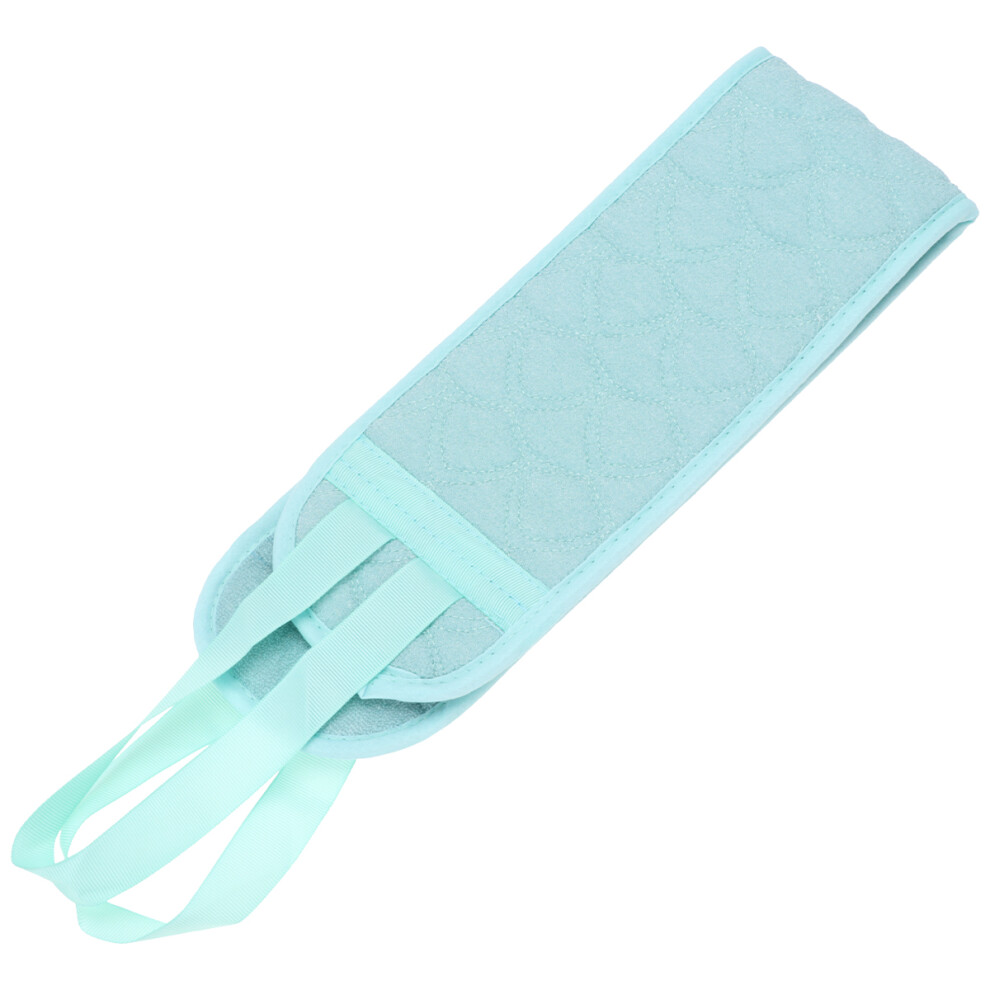 Totority Shower Towel With Back Rub Strip For Body Exfoliation, Random Color