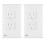 3Pcs Childproof Wall Outlet Socket Safety Covers Easy Install for Home 1