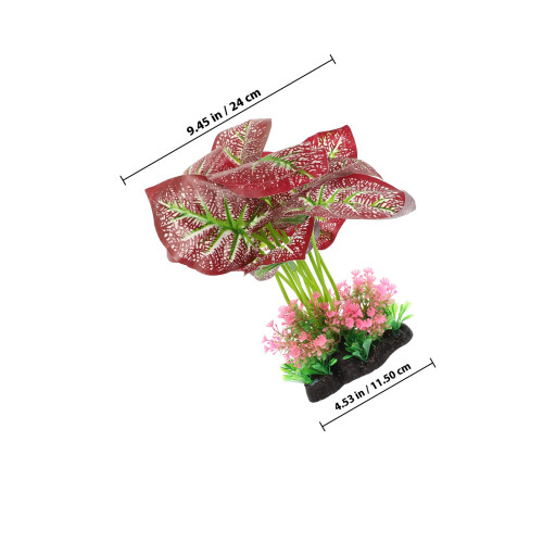 Artificial Water Plants Aquarium Fish Tank Office Plastic Greenery 1