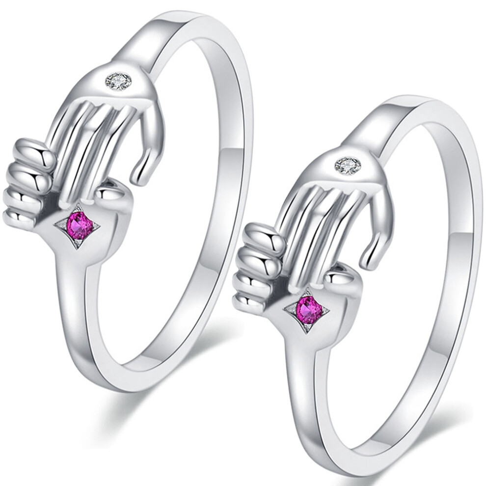 Photos - Ring 2pcs couple  romantic opening valentines gift jewelry (64 characters)