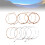 12pcs stainless steel 12-string electric guitar strings set 8