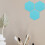 Raindrops Bulletin Board For Classroom Felt Boards Sky-Blue 10pcs 4
