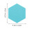 Raindrops Bulletin Board For Classroom Felt Boards Sky-Blue 10pcs 3