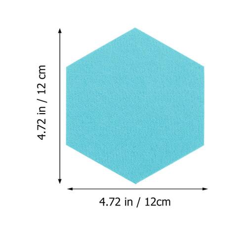 Raindrops Bulletin Board For Classroom Felt Boards Sky-Blue 10pcs 2