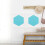 Raindrops Bulletin Board For Classroom Felt Boards Sky-Blue 10pcs 7