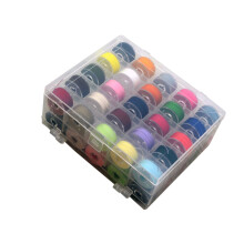36 grid storage box with colored thread for sewing machine at home