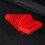 dirt bike tail universal rubber tip cover red 11