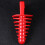 dirt bike tail universal rubber tip cover red 7