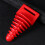 dirt bike tail universal rubber tip cover red 8
