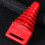 dirt bike tail universal rubber tip cover red 9
