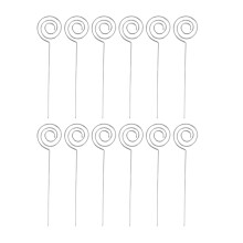 50 pcs stainless steel place card holders table number clips