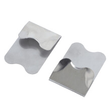 2 stuks vierkante RVS nageldecoratiesjablonen voor DIY