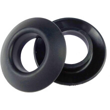 8pcs universal kayak paddle drip rings for canoes boats black