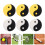 6pcs tennis racket dampeners vibration reduction tool 7