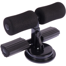 1Pc Fitness Bar Suction Cup Waist Belly Exercise Tool Black Sit-Up