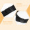 4St Eenvoudige Elastische Lunchbox Straps Van Zwart Nylon 11