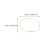 1Set 5 Eisenringe Rund DIY Zubehör Gold 2