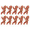 30 stuks plastic baby beeldjes cadeau 8
